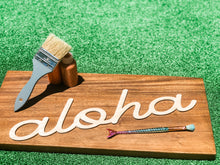Load image into Gallery viewer, Copy of Paint-It-Yourself Aloha Wall Decor