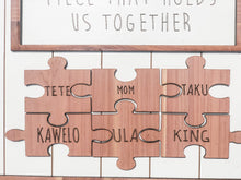 Load image into Gallery viewer, Mother's Day Puzzle Sign Personalized
