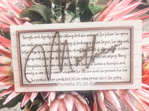 Mother's Day Proverbs 31 Sign