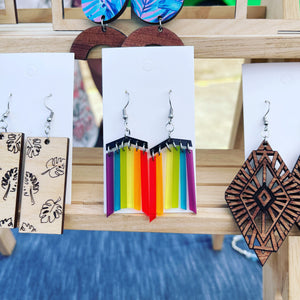 Rainbow Chandelier Earrings