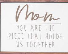 Load image into Gallery viewer, Mother's Day Puzzle Sign Personalized