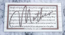 Load image into Gallery viewer, Mother's Day Proverbs 31 Sign