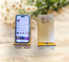 Load image into Gallery viewer, Maile Pikake Lei Phone Stand
