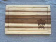 Load image into Gallery viewer, Honu(turtle) 9”x14” Bamboo Board
