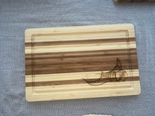 Load image into Gallery viewer, Sting Ray 9”x16” Bamboo Board
