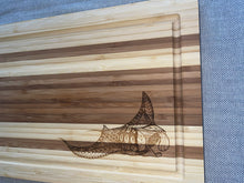 Load image into Gallery viewer, Sting Ray 9”x16” Bamboo Board
