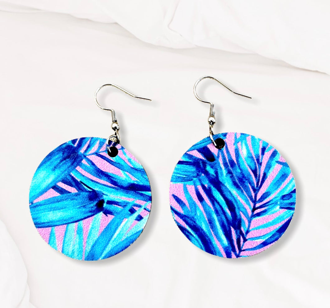 Miami Spice Round Earrings