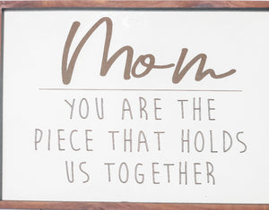 Mother's Day Puzzle Sign Personalized
